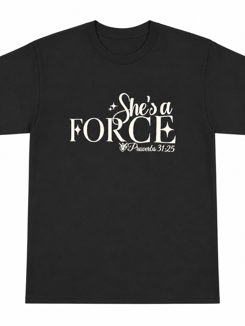 Gildan Ultra Cotton She’s a FORCE Proverbs 31:25 Tee XL